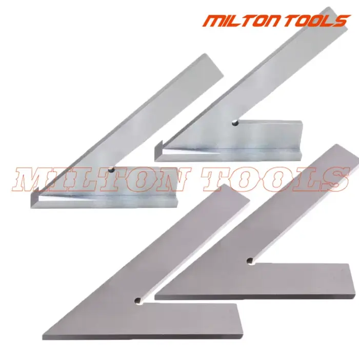 Mesure carrée à bord plat à 45 degrés