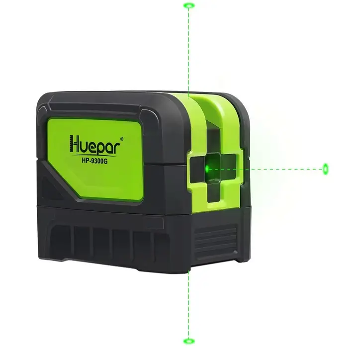 Huepar 9300G niveau Laser à faisceau vert auto-nivelant à 3 points avec points de plomb pour le soud