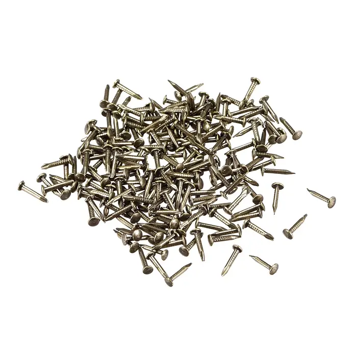 Uxcell 300 clous minuscules 1,2 mm x 8 mm pour décorations DIY, boîtes en bois, accessoires ménagers