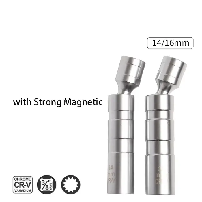 Clé magnétique 14/16 mm pour bougies d'allumage