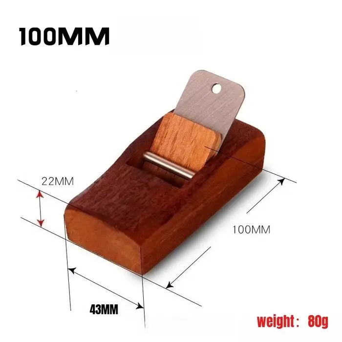 JUSTINLAU 1 pièce Raboteuse artisanale DIY pour le travail du bois, outil de menuiserie compact et p
