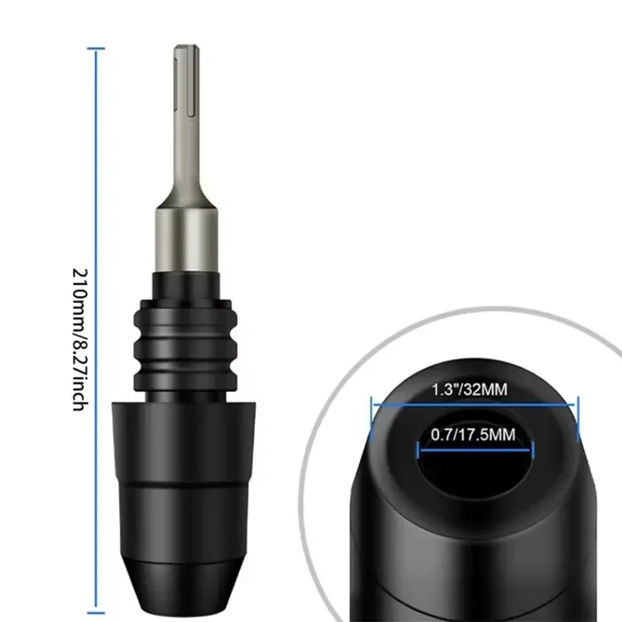 Adaptateur SDS Plus vers SDS Max, adaptateur de mèche de marteau, adaptateur de perceuse amovible et