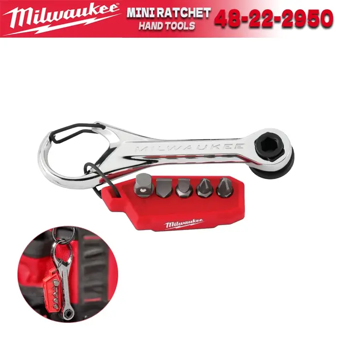 MILWAUKEE 48-22-2950 Mini cliquet multi-embouts 7 en 1