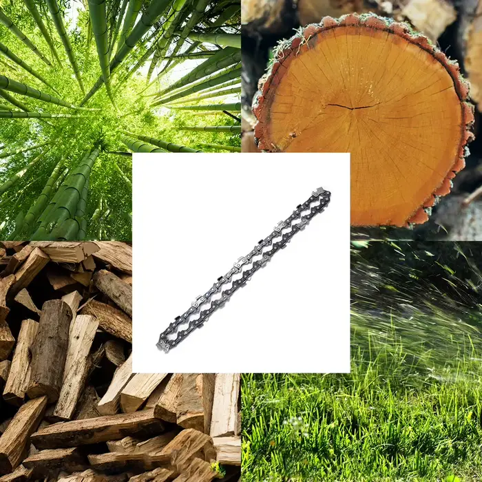 Chaînes de tronçonneuse en acier de 6 pouces