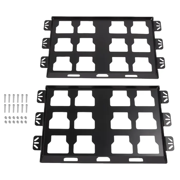 Lot de 2 plaques de montage pour boîte à outils compatibles avec Milwaukee Packout, 100 lb, plaques 