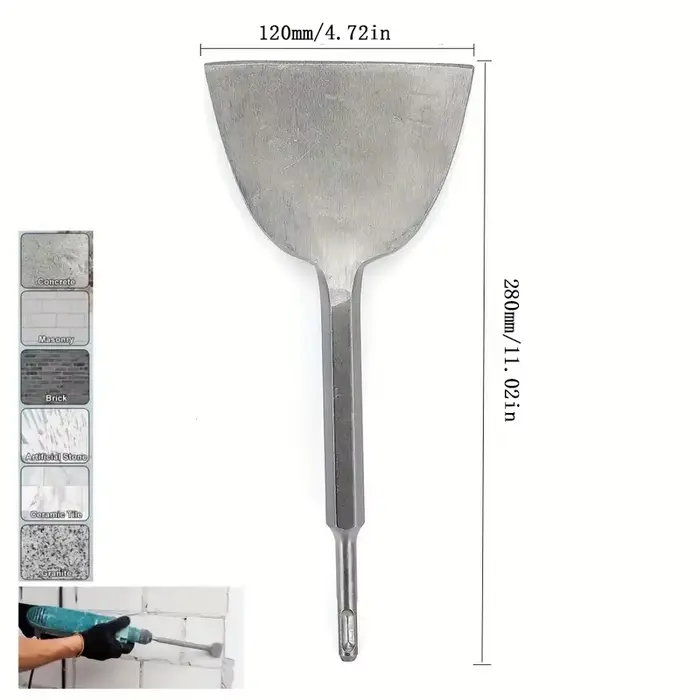 Poignée ronde grand ciseau Ultra-mince pelle plate