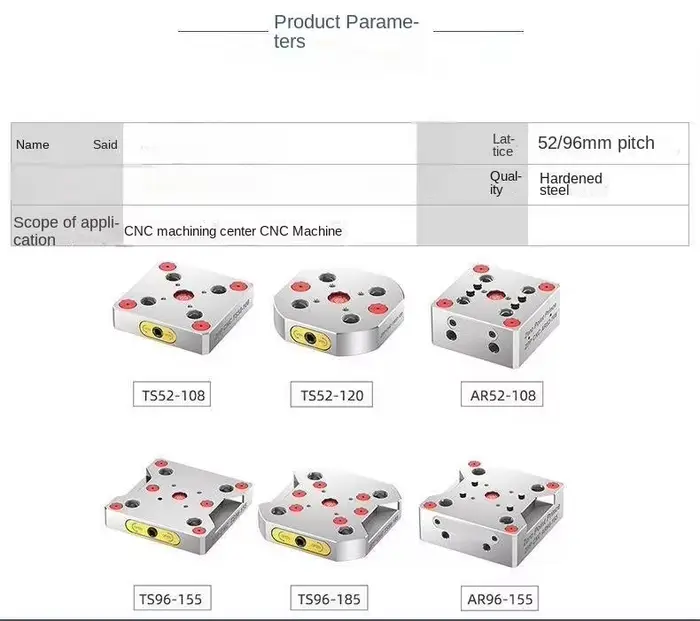 Étau réglable à 5 axes avec mors en aluminium interchangeables