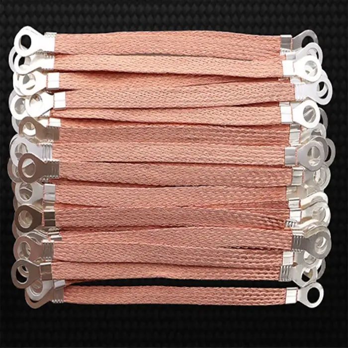 Câble de mise à la terre durable en cuivre plaqué aluminium tressé
