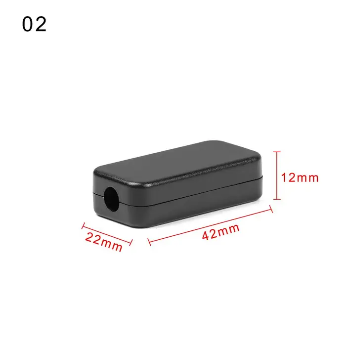 Boîte de projet en plastique ABS étanche, coque de stockage, boîtier de boîtier, boîtes de commande,