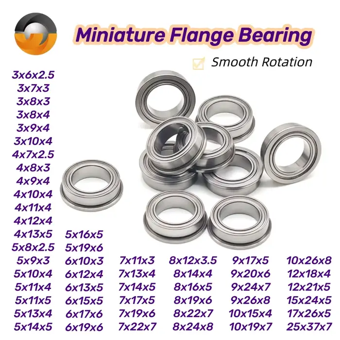 Roulement à bride MF106ZZ 6x10x3 MM ABEC-7