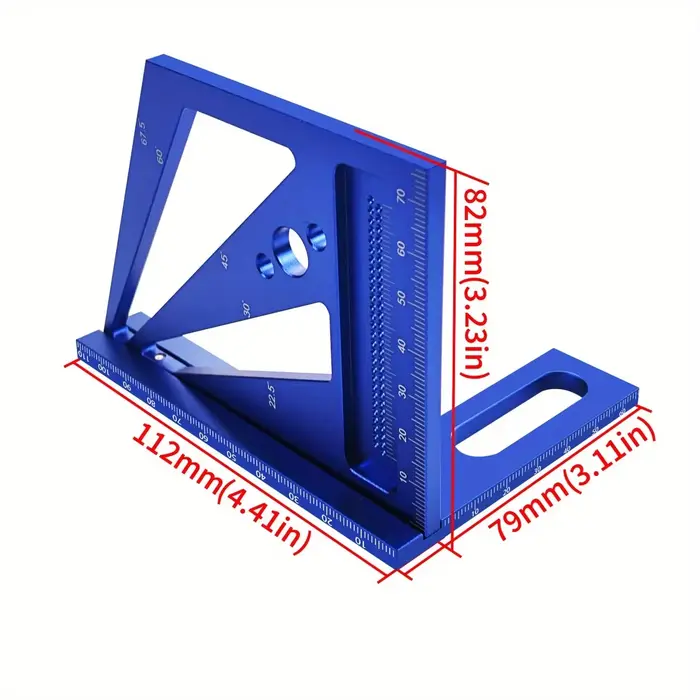 Règle de mesure 3D multi-angle