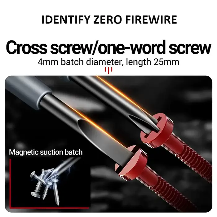 Tournevis d'électricien mot/croix 12-220V