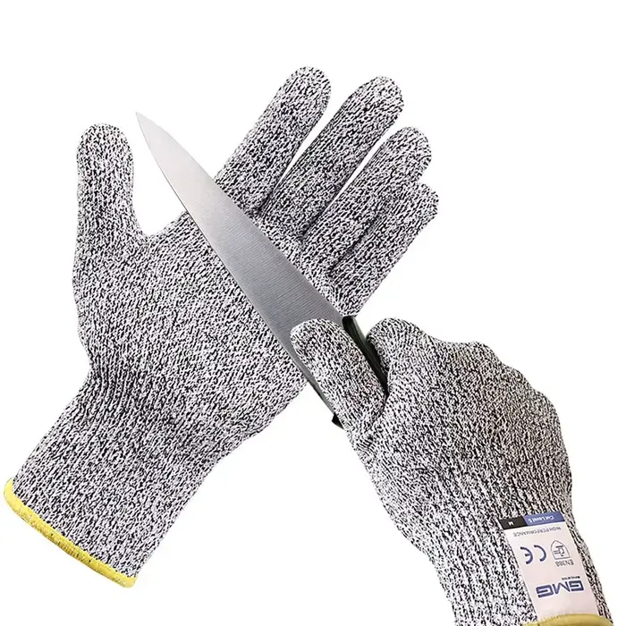 3 paires de gants résistants aux coupures de niveau 5