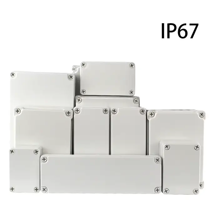 Boîte de jonction de projet pour câble électrique extérieur bricolage étanche IP67 boîtier de fil 115x90x55mm boîtiers électroniques étanches