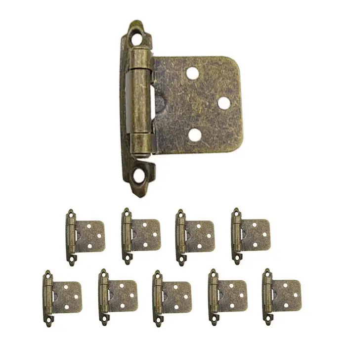 Charnières de porte de cuisine, 10 pièces, quincaillerie de tiroir d'armoire, superposition robuste,