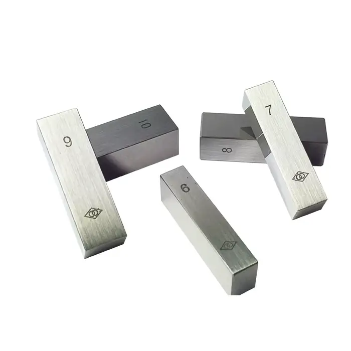 Bloc d'acier jauge de mesure bloc de jauge carré en acier 1mm