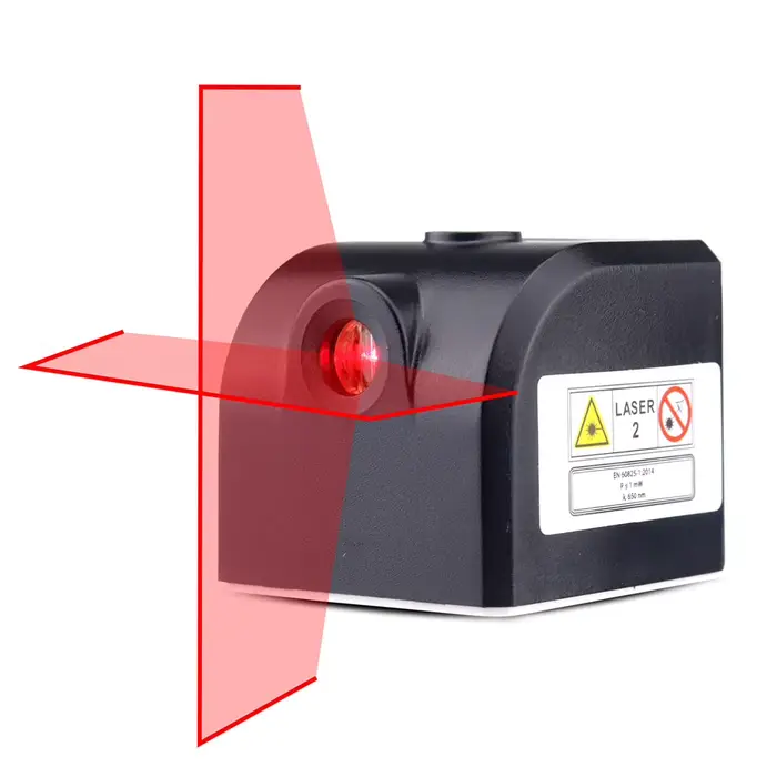 Outil de mesure de niveau, niveau laser à ligne croisée miniature à un bouton, pour intérieur/extéri