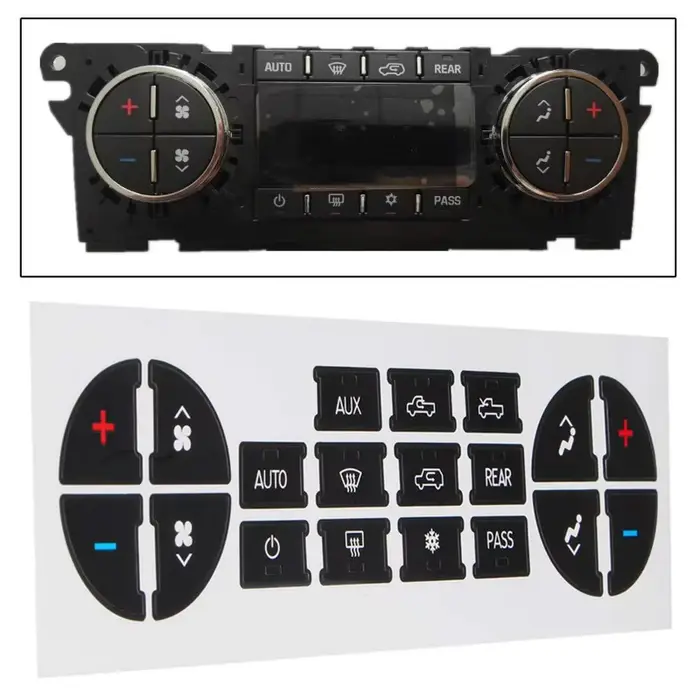 Autocollant de réparation de bouton intérieur de voiture