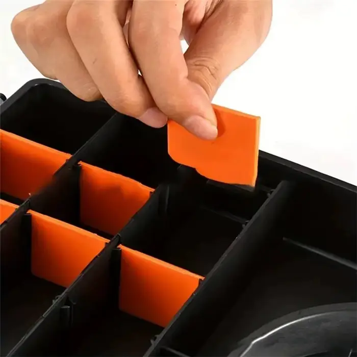 Boîte à outils, organisateur de pièces de quincaillerie