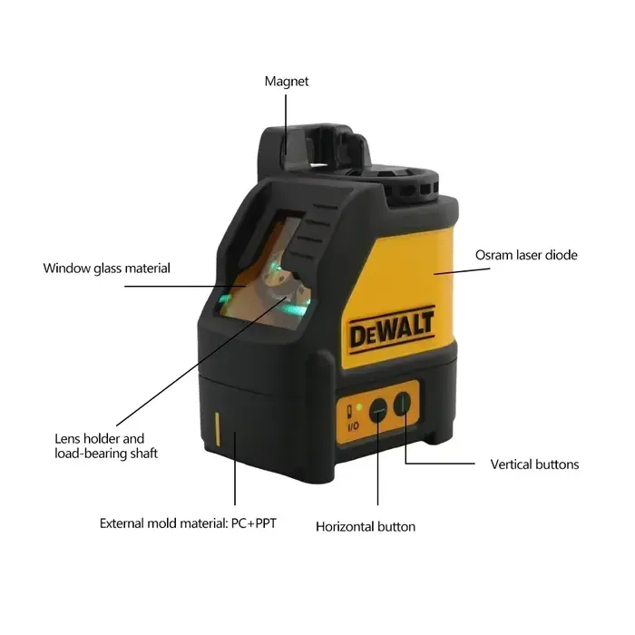 Niveau laser DEWALT DW088CG avec étui