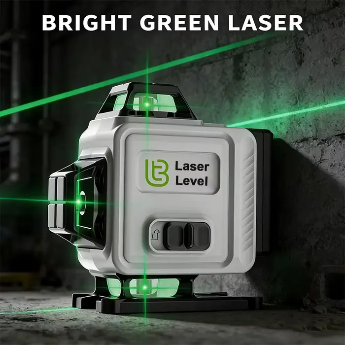 Niveau laser professionnel 3D/4D à 8/12/16 lignes