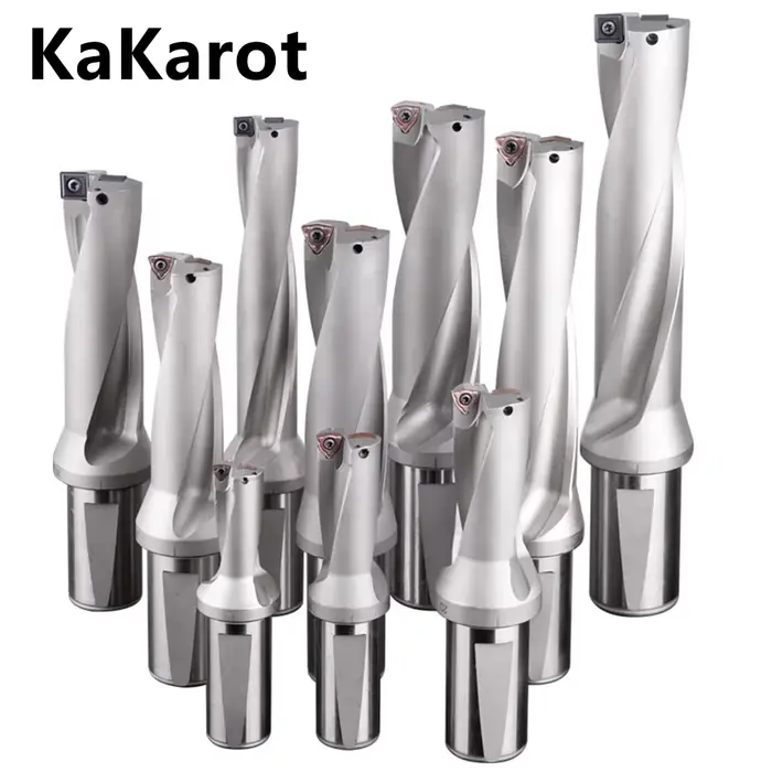 KaKarot WC série forets forets pour métaux foret Inser 13mm-50mm profondeur 2D 3D 4D indexable U mac