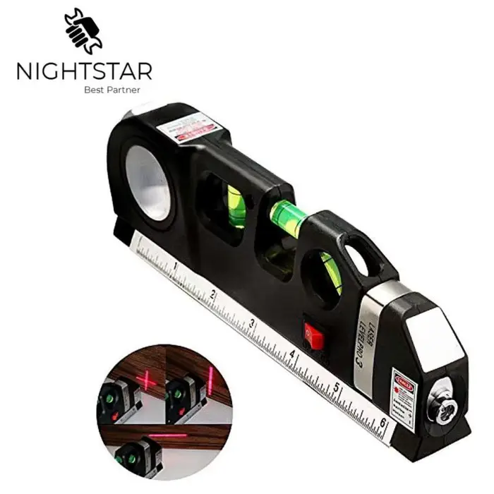 Niveau Laser Horizon mesure verticale 8 pieds aligneur règles Standard et métriques mesure polyvalen