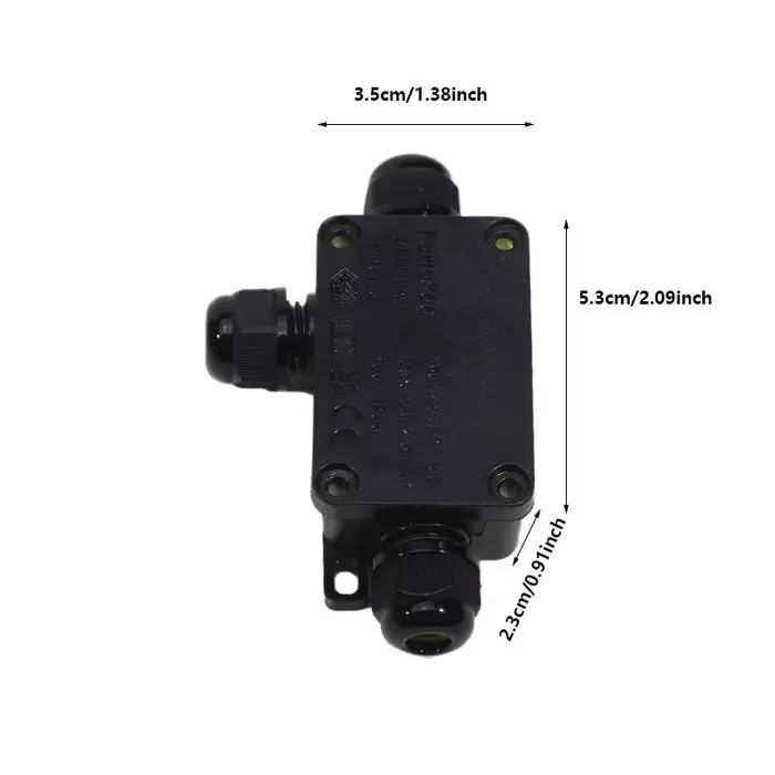 Mini boîte de jonction étanche extérieure câble extérieur en plastique