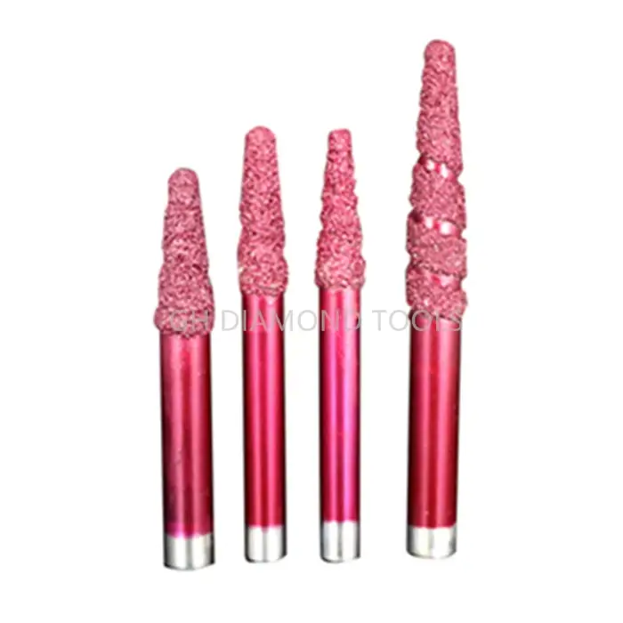 Fraise diamantée brasée pour revêtement