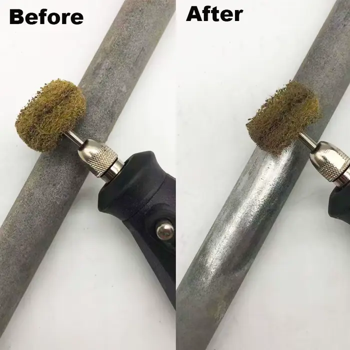 Mini perceuse, brosse Abrasive, roue de polissage en Nylon avec tige de 3mm/2.35mm pour outil rotati