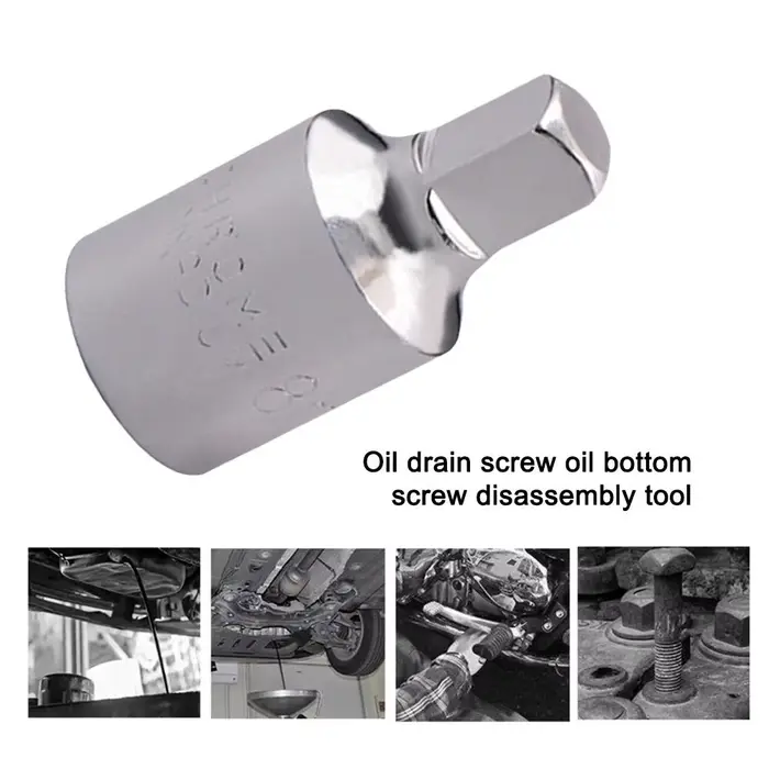 Extracteur de clé de bouchon de vidange d'huile carré pour Renault KIT