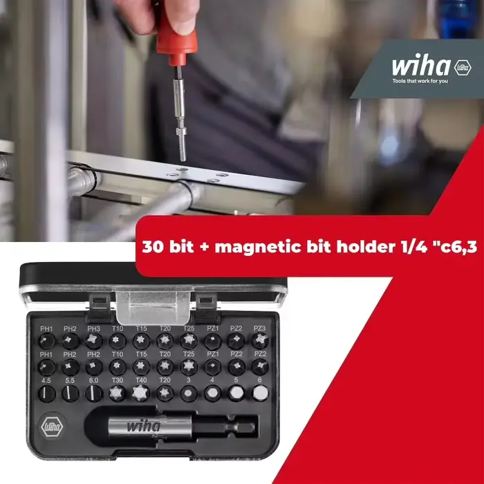 Wiha 45791 Tournevis électrique SpeedE PocketDrive 31 pièces 1