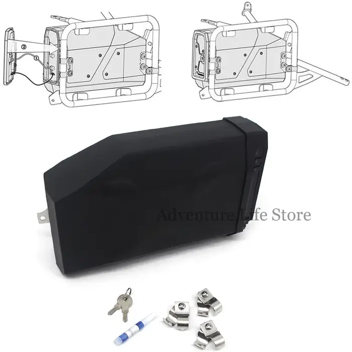 Boîte de rangement latérale pour moto
