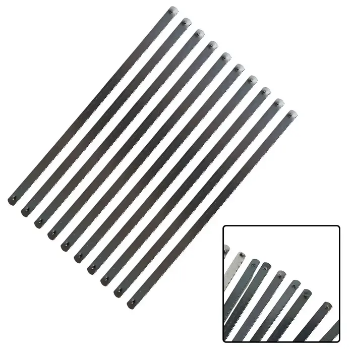 10 pièces 6 pouces 24T Mini lame de scie à métaux lame de scie multifonctionnelle métal plastique co