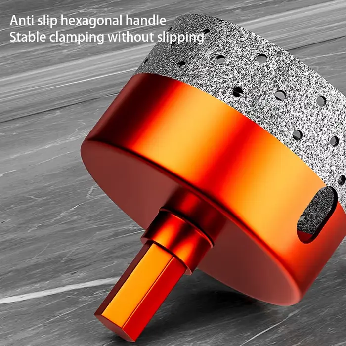 Foret sec à noyau brasé en diamant pour carreaux de porcelaine