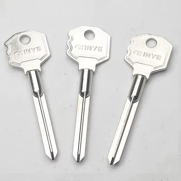Lot de 5 clés vierges universelles croisées non taillées
