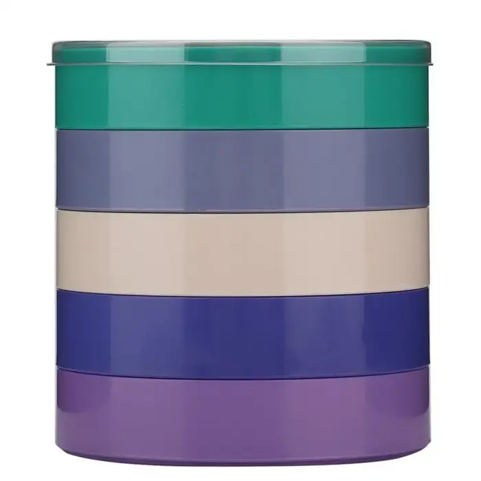 Boîte de rangement pour pièces de montre à 5 couches