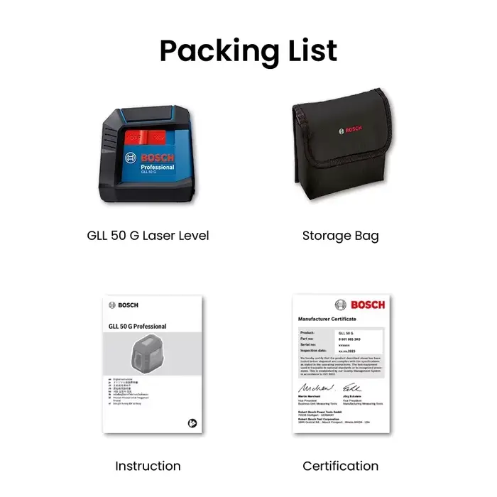 Bosch-Niveau laser professionnel GLL 50G