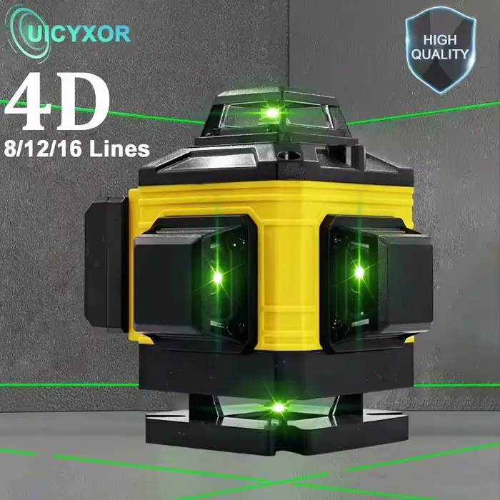 Niveau Laser professionnel 3D 4D 8/12/16 lignes