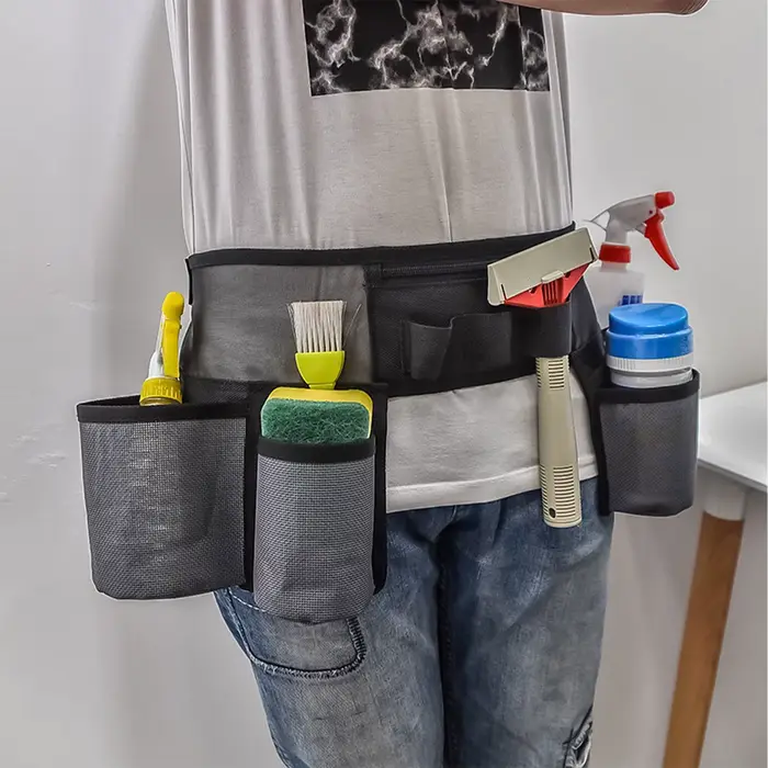 Ceinture porte-outils de jardinage et sacoche de rangement pour le nettoyage domestique