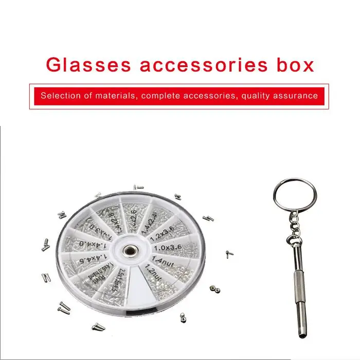 Kit d'assortiment d'écrous et de petites vis, 12 types de vis M1 M1.2 M1.4 M1.6 pour montres, outils