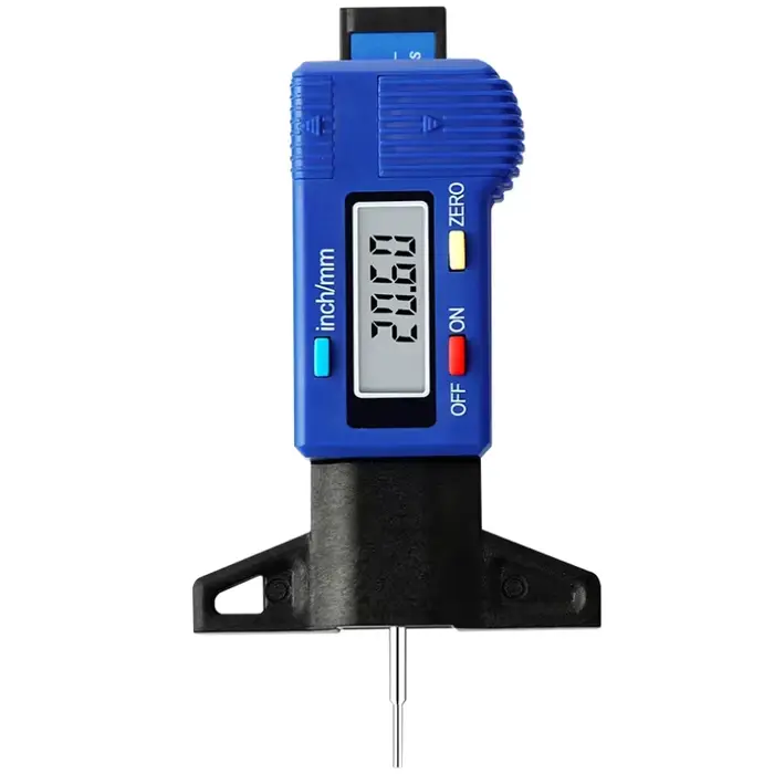 Jauge numérique de profondeur de bande de roulement pour pneus de voiture