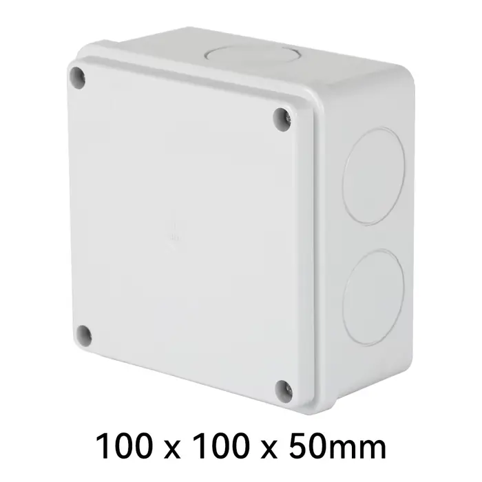 Boîte de jonction, boîte de jonction étanche en plastique, étanche IP55 et anti-poussière, boîtier d