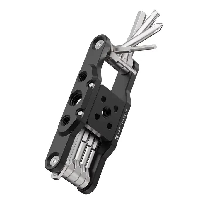 K & F Concept clé Allen 10 pièces Kit de jeu pliant jeu de clés Allen outil Portable jeu de clés hex