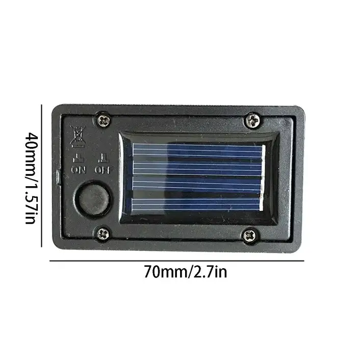 Boîtes de rangement à batterie solaire pour bricolage
