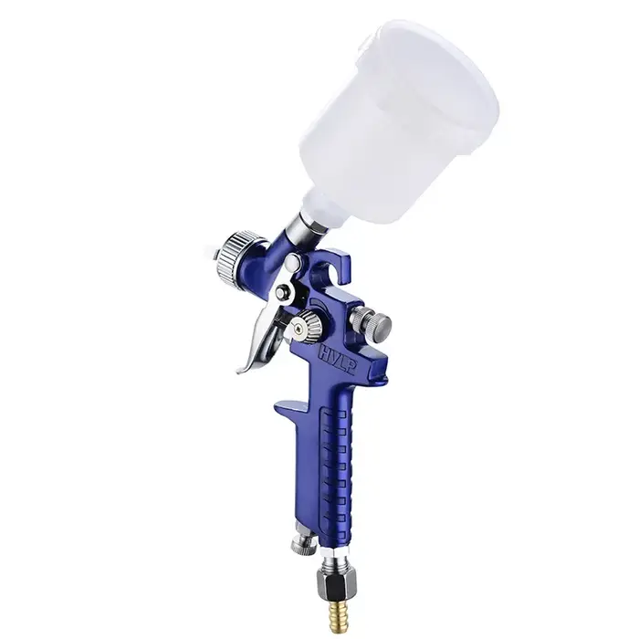 WENXING 0.8mm / 1.0mm buse H-2000 professionnel HVLP Mini pistolet à peinture aérographe pour peintu