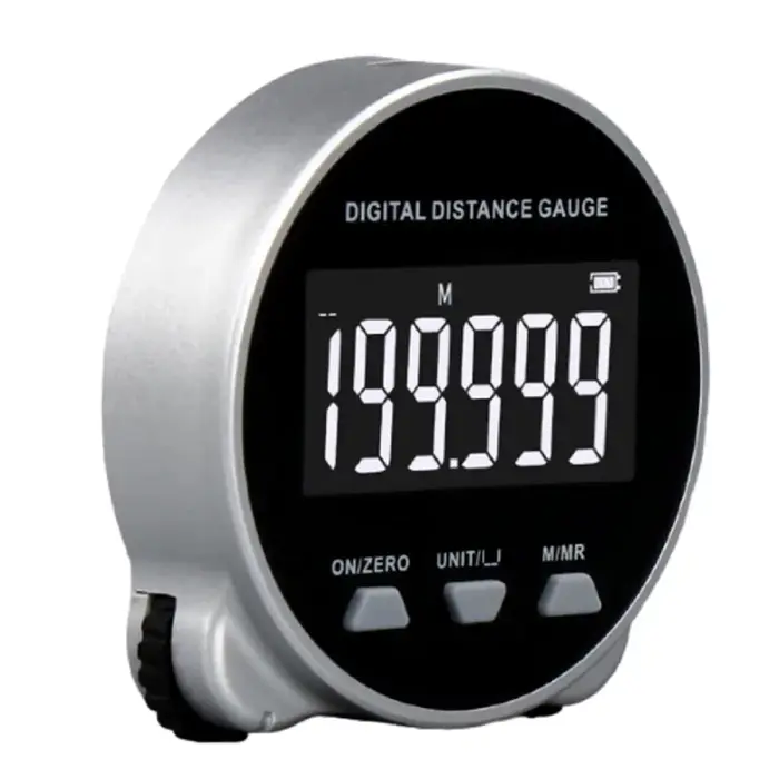 Télémètre Digital à Roue pour Surfaces Courbes Portatif Haute Précision 0–199999 m Mesure de Diamètr