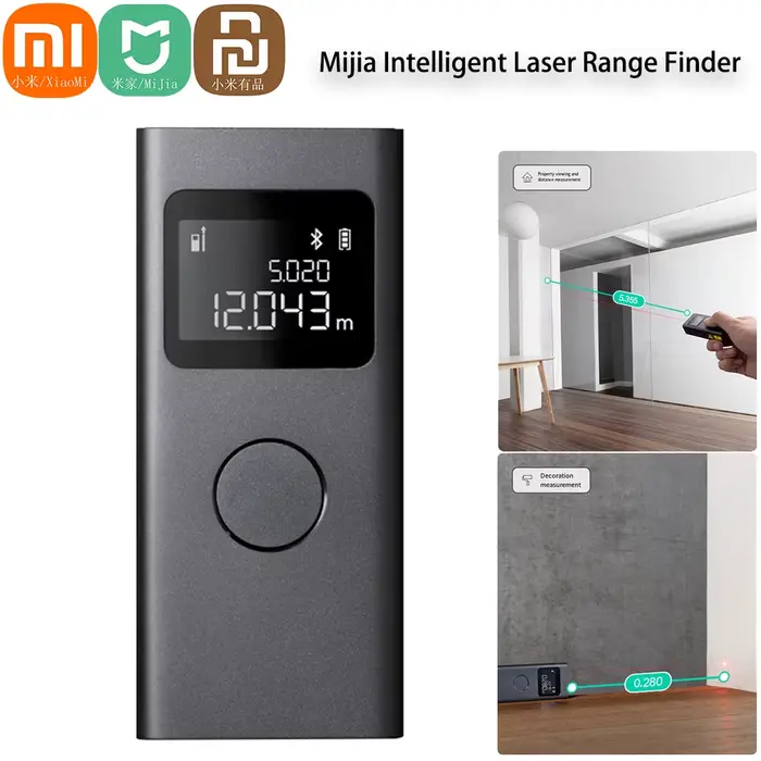 Xiaomi Mijia télémètre Laser intelligent ruban à mesurer fonctionne avec l'application Mi Home