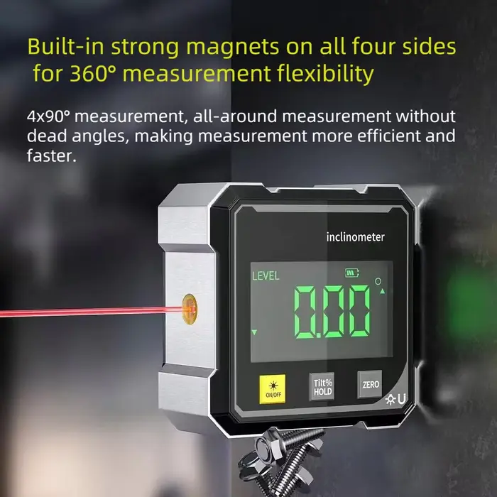 Inclinomètre laser magnétique
