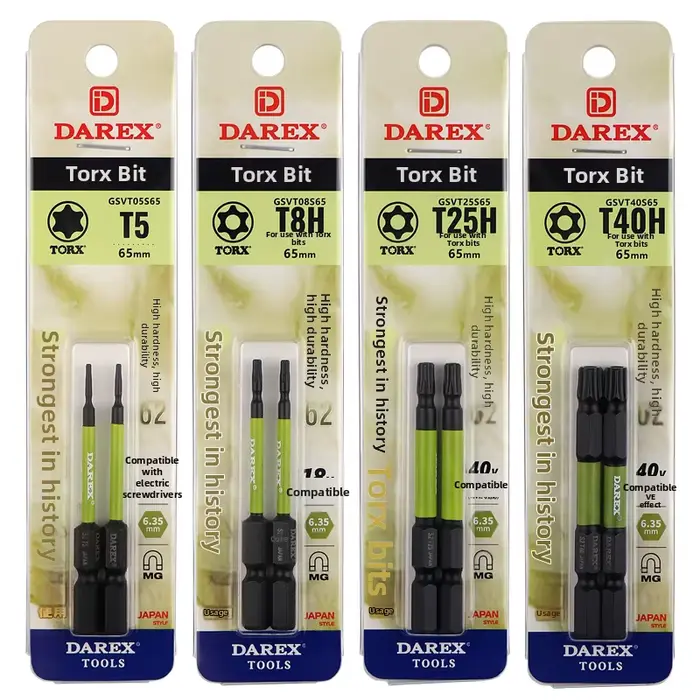 Jeu de embouts Torx pour tournevis électriques